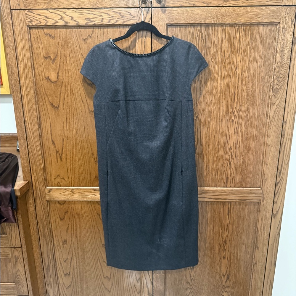 Akris 100% Wool Grey Dress